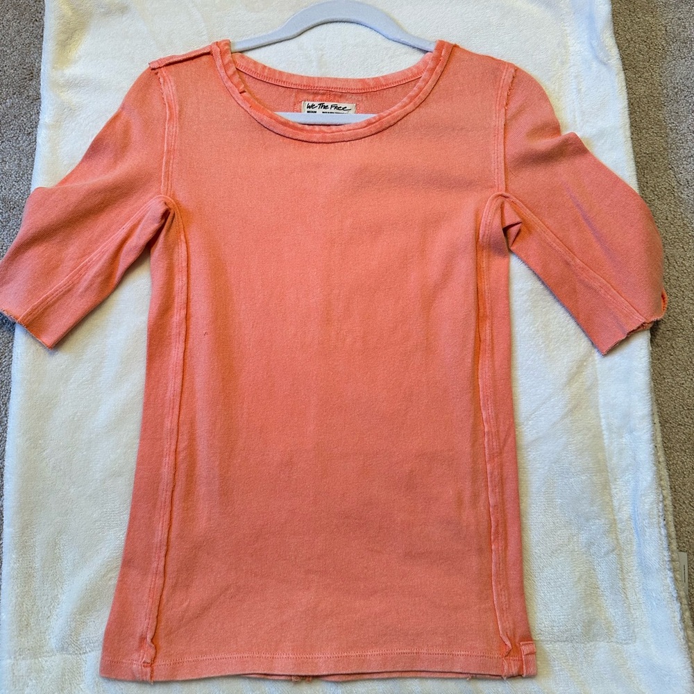 We The Free Vibrant Coral Kids Tee